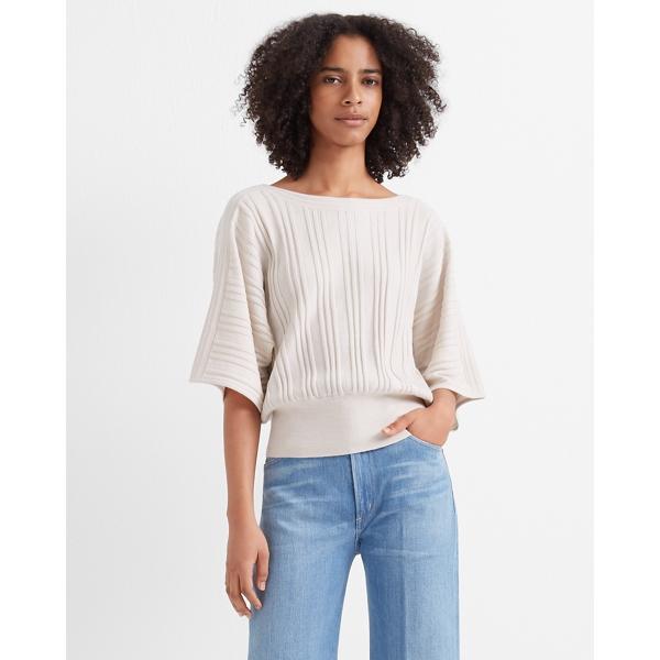 Club Monaco Rib-waist Dolman Sweater