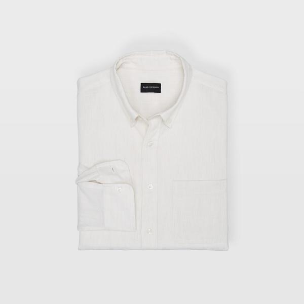 Club Monaco Desert Stone Slim Piqu Shirt