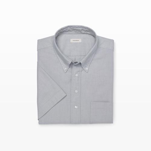Club Monaco Color Grey Made In The Usa Oxford Popover