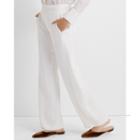 Club Monaco Winter White Fluid Crepe Trouser