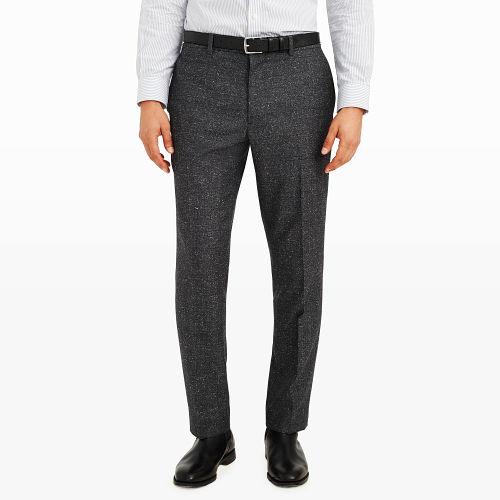 Club Monaco Color Grey Grant Herringbone Trouser