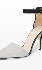 Club Monaco Color Black Lula Flannel Pump In Size 39
