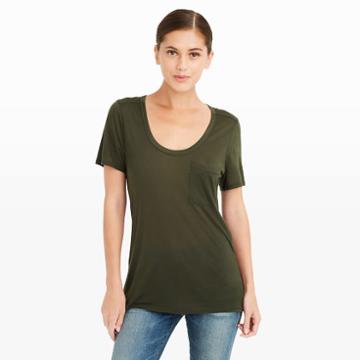 Club Monaco Color Surplus Green Sunny Tee