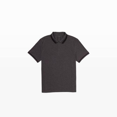 Club Monaco Color Grey Colorblock Trim Polo