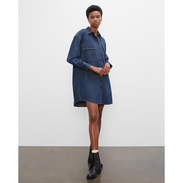 Club Monaco Denim Shirt Dress