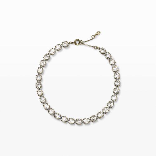 Club Monaco Color Silver Sparkle Round Choker