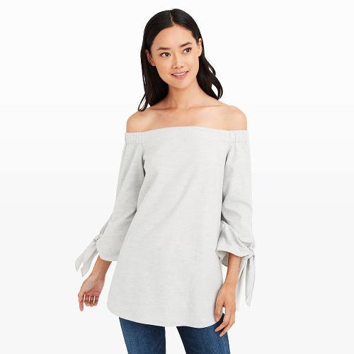 Club Monaco Color Grey Sophiya Top