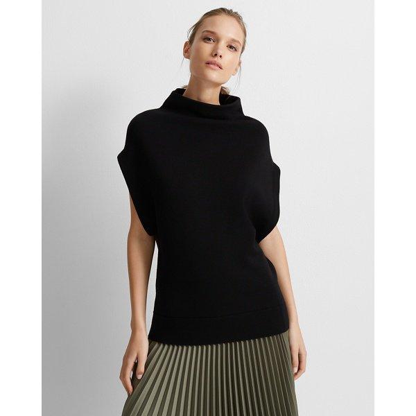Club Monaco Black Abhy Merino Wool Sweater