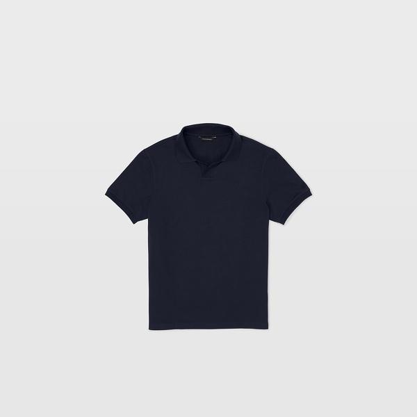 Club Monaco Navy Johnny Collar Polo