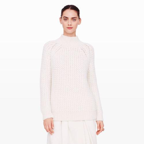 Club Monaco Color White Almeta Sweater In Size L