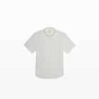 Club Monaco Color White Short-sleeve Bd Oxford Shirt