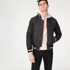 Club Monaco Color Black Embroidered Bomber