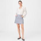 Club Monaco Blue Multi Centeeya Skirt