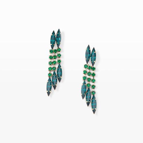 Club Monaco Color Green Jasper Drop Earring
