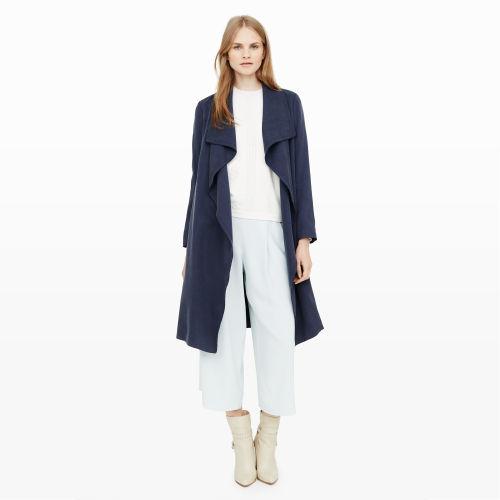 Club Monaco Color Blue Gideon Soft Trench In Size L