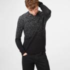 Club Monaco Color Black Splatter Crew
