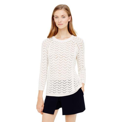Club Monaco Color White Taura Sweater In Size S