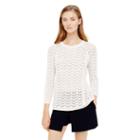 Club Monaco Color White Taura Sweater In Size S