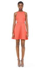 Club Monaco Color Pink Tika Cut-out Dress In Size 10