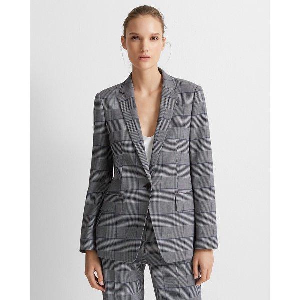 Club Monaco Grey Multi Borrem Blazer