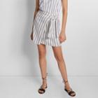 Club Monaco Blue/white Stripe Mairead Striped Skirt