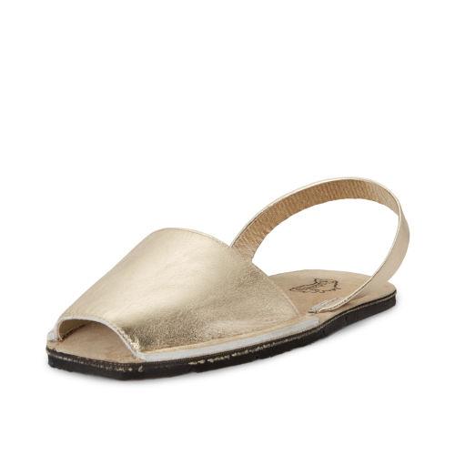 Club Monaco Color Gold Riudavets Avarca Sandal In Size 37