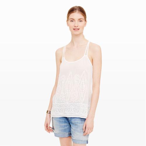 Club Monaco Color White Birta Embroidered Top