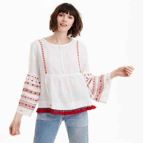 Club Monaco Color White Goronah Top