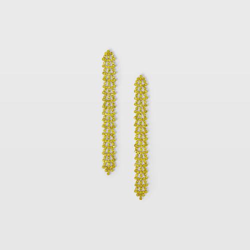 Club Monaco Color Citrus Lime Multi Serefina Crystal Drop Earring