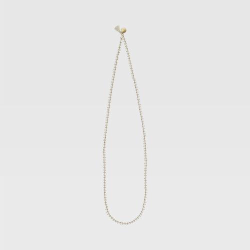 Club Monaco Color White Long Bibi Necklace