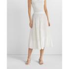 Club Monaco Burnout Pleated Skirt