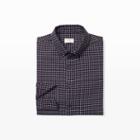 Club Monaco Color Carmine Multi Slim Check Flannel Shirt