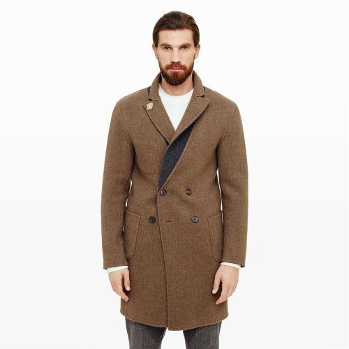 Ib Color Grey Lardini Reversible Topcoat