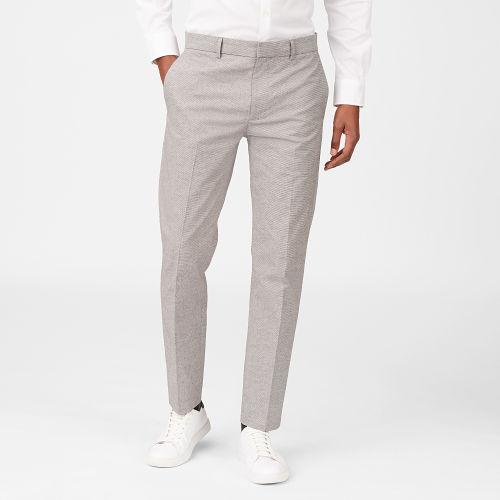 Club Monaco Color Blue Sutton Houndstooth Dress Pant