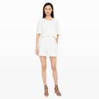 Club Monaco Blanc De Blanc Wynne High-waist Romper