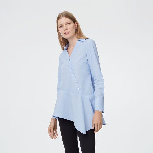 Club Monaco Color Blue Nechar Top