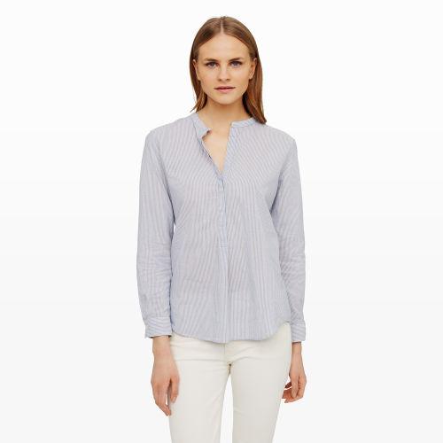 Club Monaco Color Blue Hartford Carta Twill Shirt