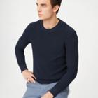 Club Monaco Color Blue Garment-dyed Rollneck Sweater