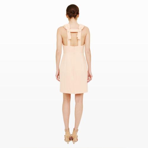 Club Monaco Color Apricot Jam Dellena Bow Dress