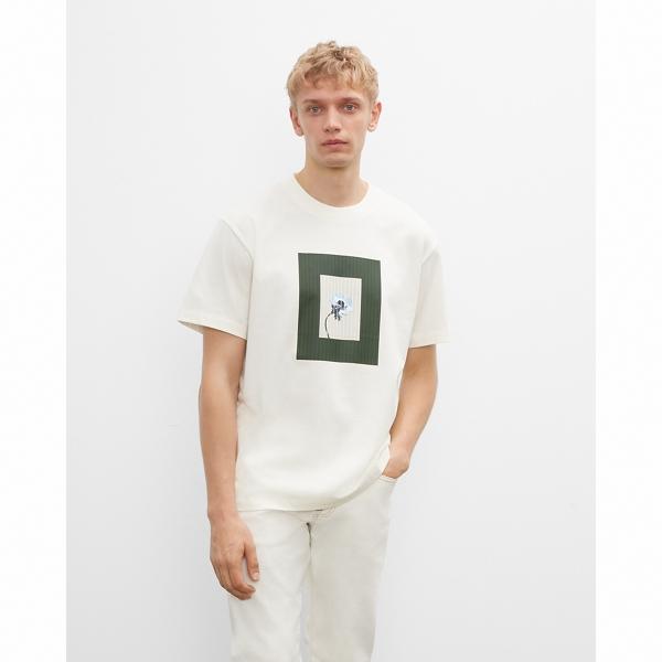 Club Monaco Graphic Floral Tee