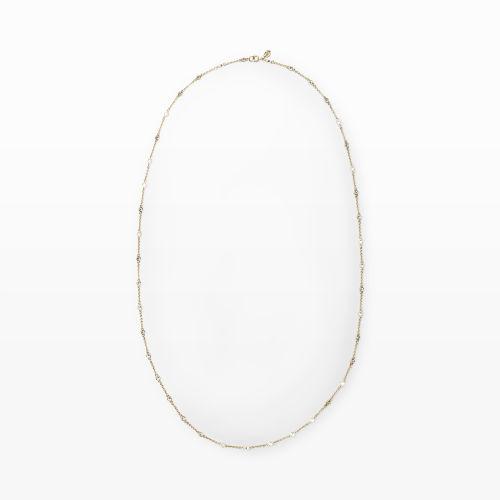 Club Monaco Color Gold Bezel Sparkle Necklace
