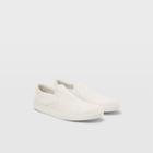 Club Monaco White Wings + Horns Nubuck Slip-on