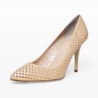 Club Monaco Color White April Perforated Pump In Size 38