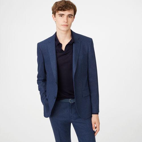 Club Monaco Color Cobalt Multi Grant Twill Blazer