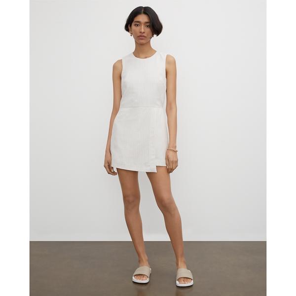 Club Monaco Striped Wrap Romper