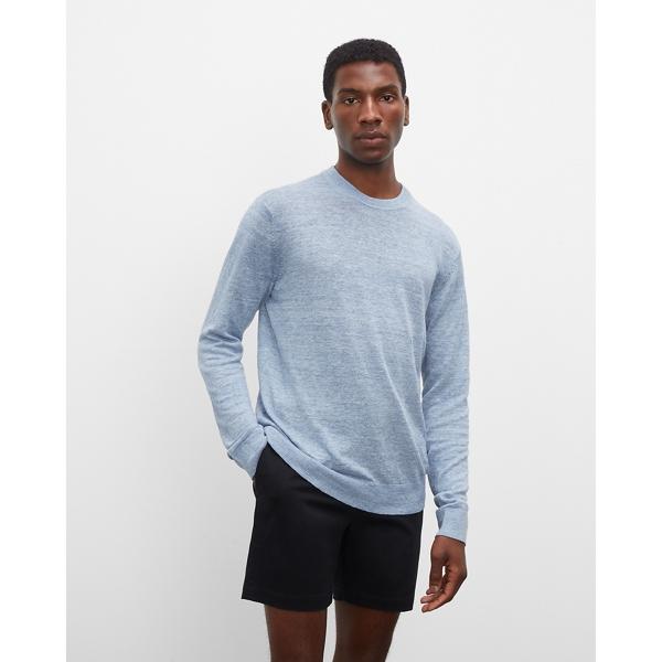 Club Monaco Heathered Linen Crewneck Sweater