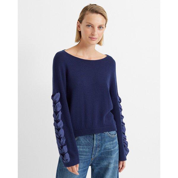 Club Monaco Navy Quamora Cashmere Sweater