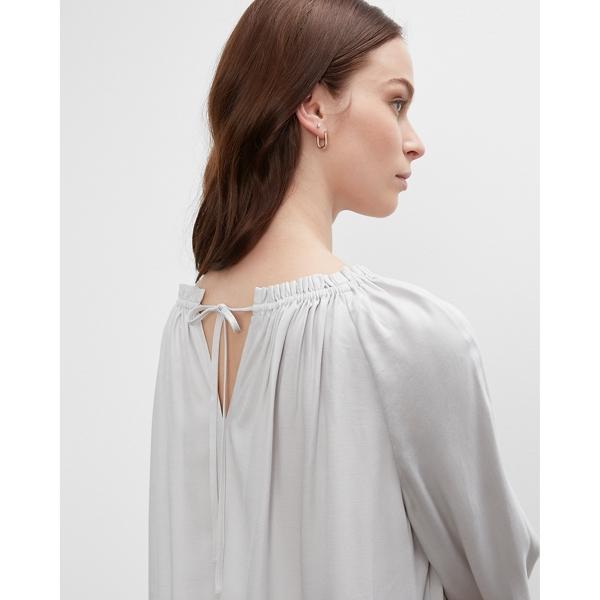 Club Monaco Shirred Tie Shirt