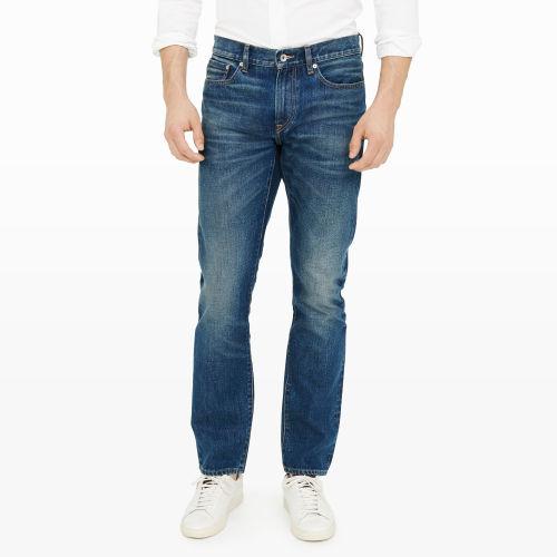 Club Monaco Color Blue Slim-fit Indigo Wash Jean