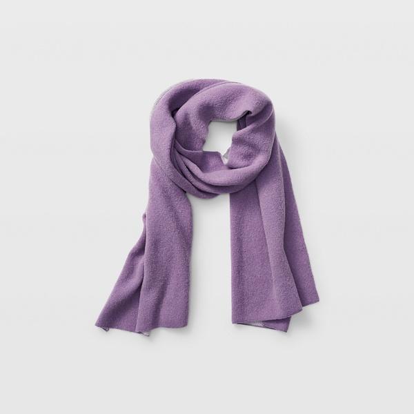 Club Monaco Purple Multi Veronica Boucle Scarf